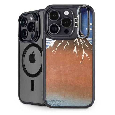 Hokusai Fuji Mountains in clear Weather iPhone Cases